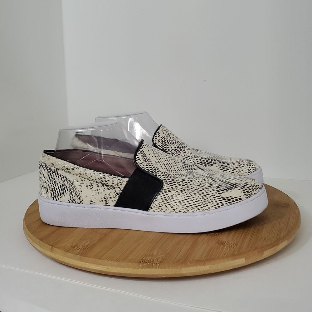 Vionic Demetra Snakeskin Slip on Sneakers Womens Size 8